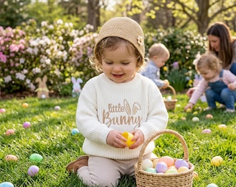 Little Bunny Sweater – Custom Easter Outfit