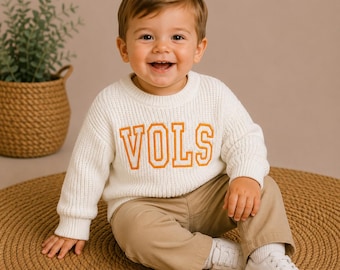 UT Vols Embroidered Baby Sweater: Tennessee Volunteers Gameday Shirt