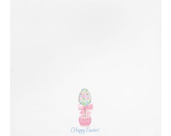 Paño de cocina de Pascua Grandmillenial, diseño de topiario de huevos de Pascua, decoración de cocina, regalo para anfitrionas, paño de cocina festivo, paño de cocina de estilo vintage