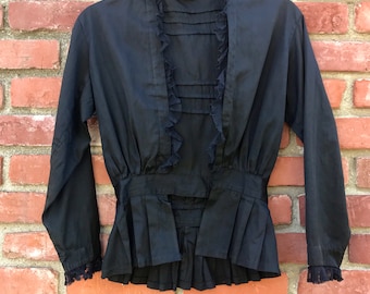 Edwardian Late Victorian Black Top