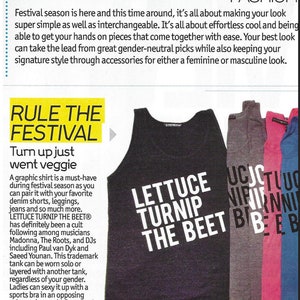 Lettuce turnip the beet ® trademark brand OFFICIAL SITE - black women's racerback tank top shirt - dance music yoga spinning crossfit farmer image 5
