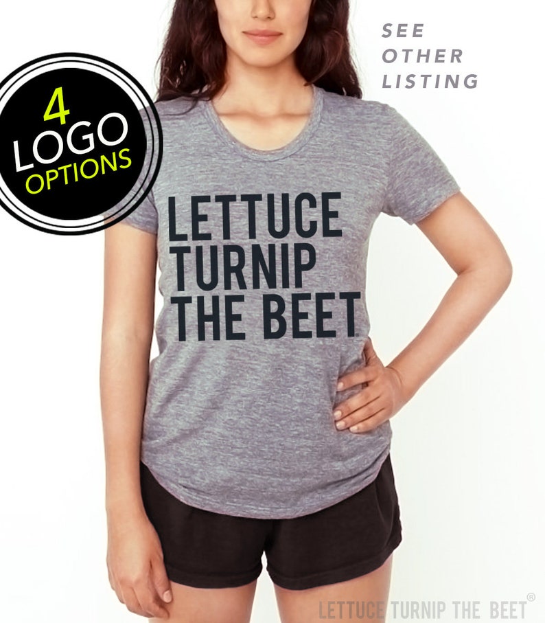 SALE Lettuce turnip the beet ® trademark brand OFFICIAL site hemp and ORGANIC cotton t shirt with distressed logo music festival crossfit image 8