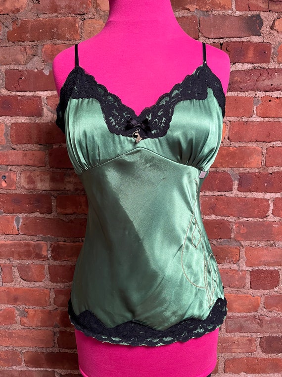 Silky Green Baby Phat Camisole - image 1