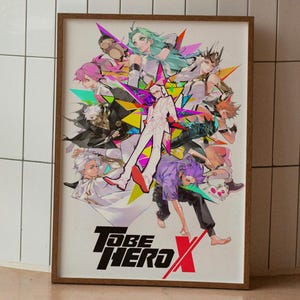 To Be Hero X Anime Inspired Upscaled Satin Poster for Home, Office or Dorm Decor, Gift for Students, Aesthetic Wall Art