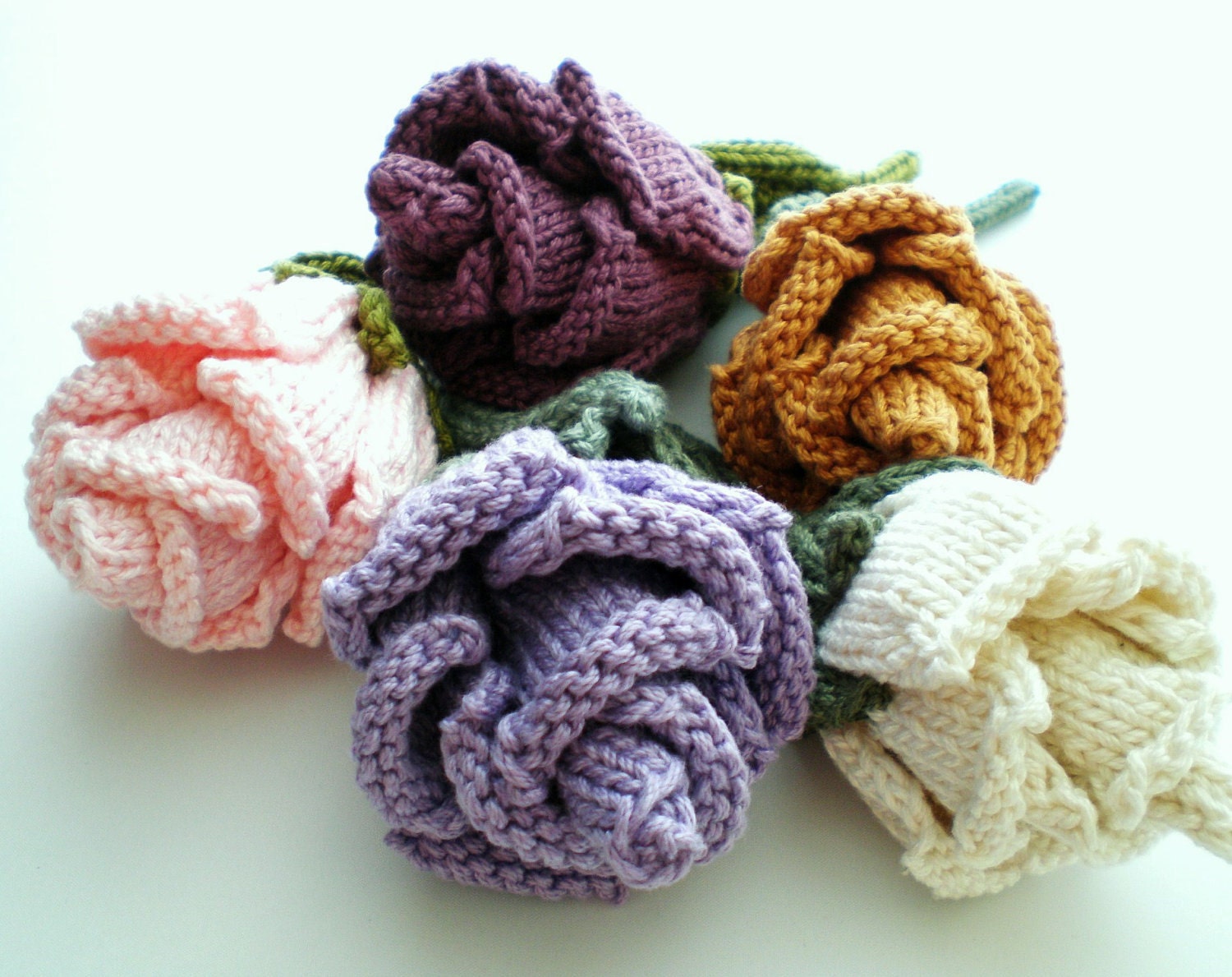 PDF Knitting Pattern - Rose Bud - Etsy