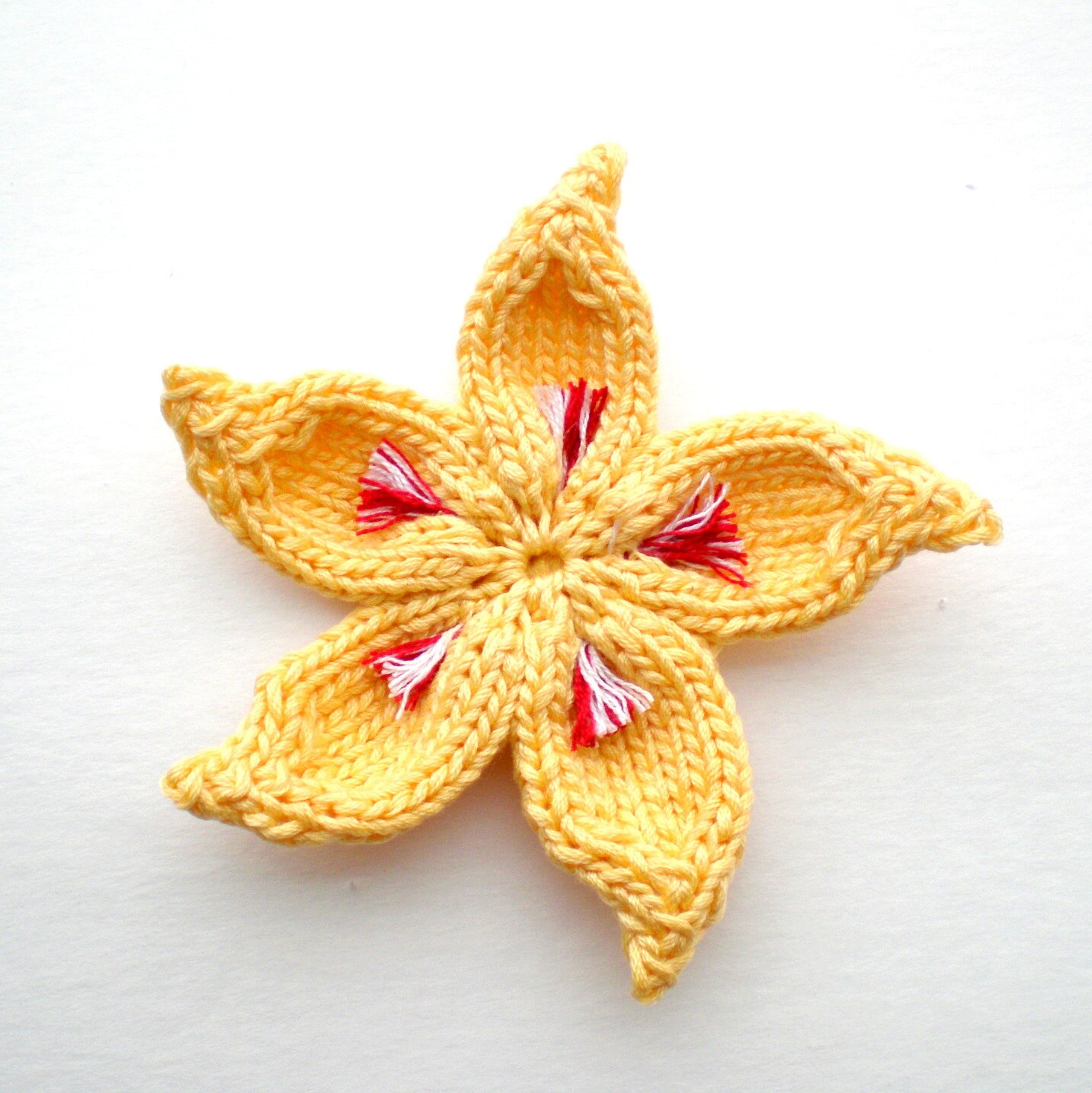 PDF Knitting Pattern - Sakura Flower - Etsy