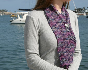 Pattern - Miss Morland's Scarf Knitting Pattern by Blarney Yarn