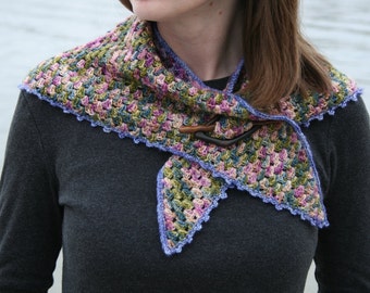 Pattern - Downeast Shawlette Crochet Pattern by Blarney Yarn