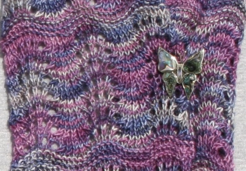Pattern Miss Morland's Scarf Knitting Pattern by Blarney Yarn image 2