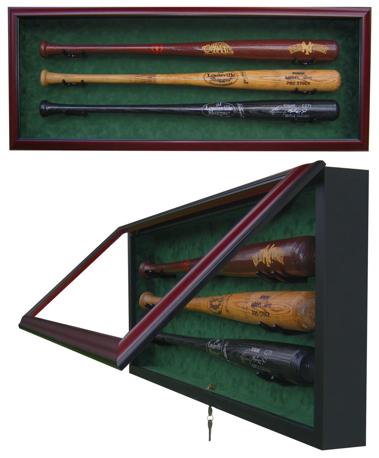3 Baseball Bat Display Case Etsy