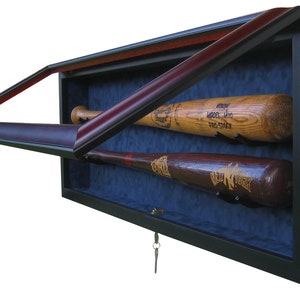 2 Baseball Bat Display Case