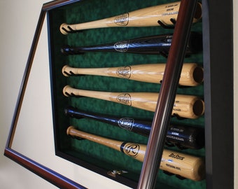 6 Baseball Bat Display Case