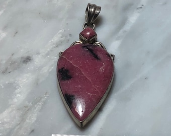 Rhodonite pendant