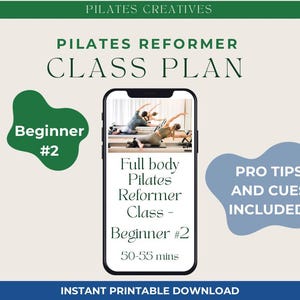 Pilates Class Plan - Beginner #2