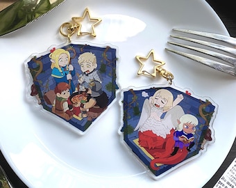Dungeon Meshi Squad Charm Double Sided