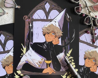 Witch Hat Atelier Qifrey Mini Print