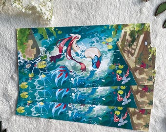 Milotic Print