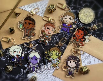Baulders Gate 3 Keychain Charms