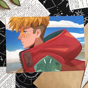 Vash Trigun Mini Print