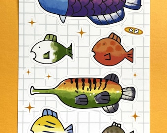 Wii Play Fish Stickers