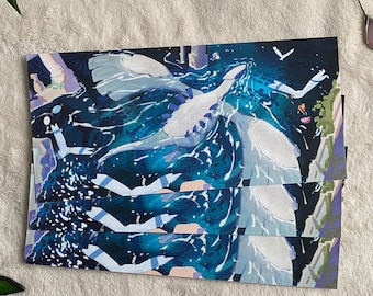 Lugia Mini Print