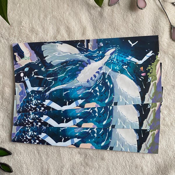 Lugia Mini Print