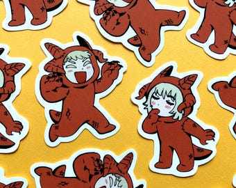Dungeon Meshi Falin & Laios Sticker pair