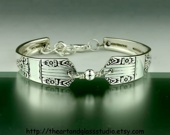Silverware Jewelry Vintage aka MEMORY Silver Spoon Bracelet LYNNWOOD