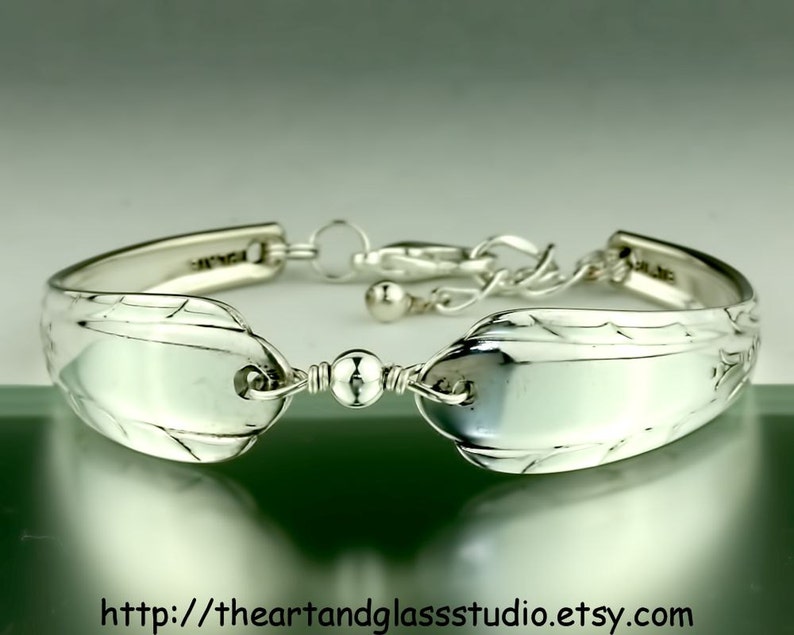 Silverware Jewelry Vintage aka MEMORY Silver Spoon Bracelet LYNNWOOD