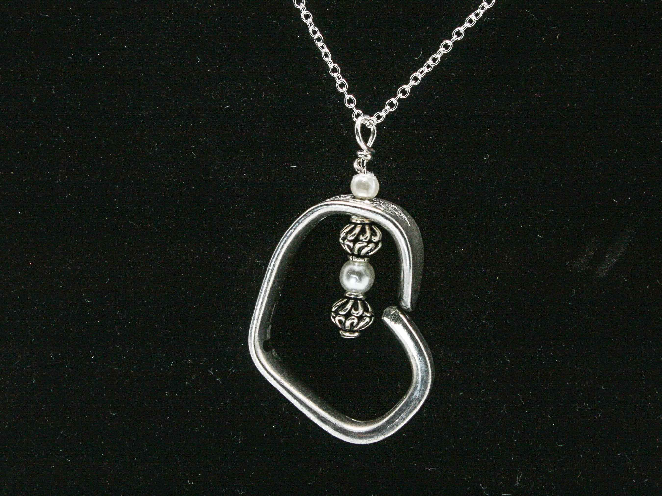 Survivor Gift Bead Link Chain TRIUMPH Love Gift Details about   Silver Spoon Heart Pendant 