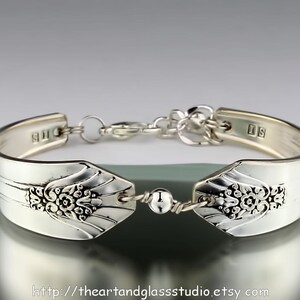 Silver Spoon Bracelet IMPERIAL Jewelry Vintage, Silverware