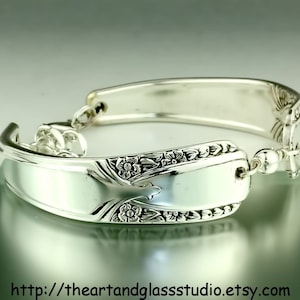 Silver Spoon Bracelet TALISMAN Jewelry Vintage, Silverware