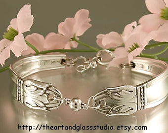 Silver Spoon Bracelet DANISH PRINCESS Jewelry Vintage, Silverware