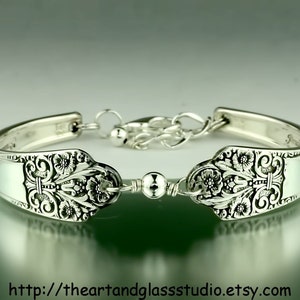 Silver Spoon Bracelet PRECIOUS Jewelry Vintage, Silverware