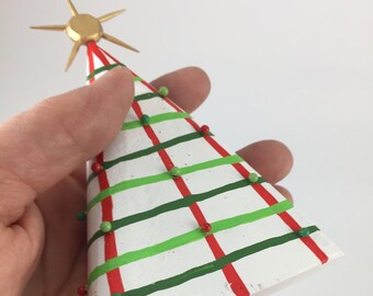 oh christmas tree | holiday decoration | folk art christmas | christmas tree figurine | wood christmas tree | handmade christmas tree