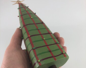 oh christmas tree | holiday decoration | folk art christmas | christmas tree figurine | wood christmas tree | handmade christmas tree