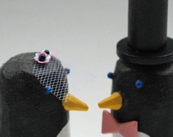 Penguin Wedding Cake Toppers