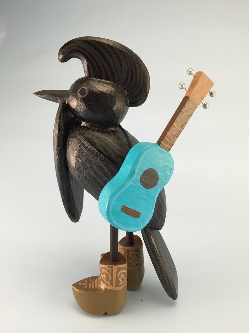 Ullie the Ukulele playing Umbrellabird image 3