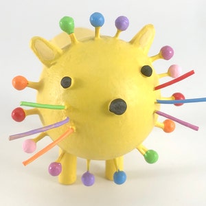 Lion with Rainbow Mane and Whiskers