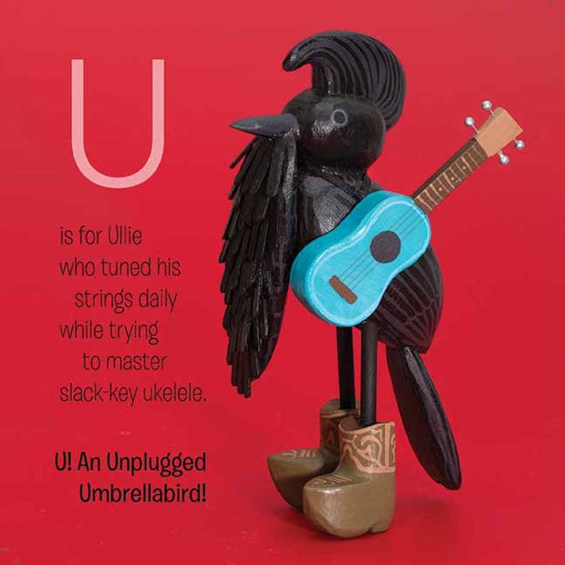 Ullie the Ukulele playing Umbrellabird image 5