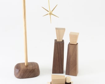 Modern Nativity Set