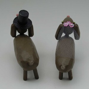 Dachshund Wedding Cake Toppers image 4