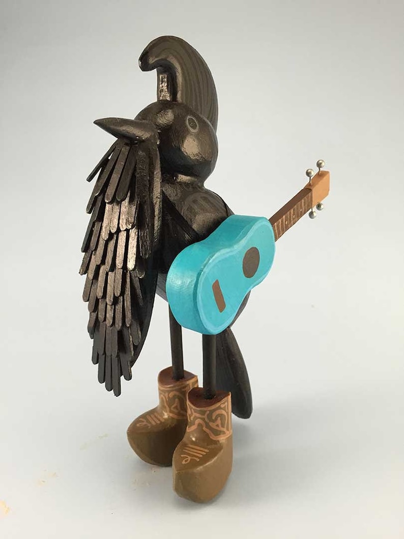 Ullie the Ukulele playing Umbrellabird image 1