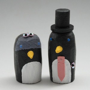 Penguin Wedding Cake Toppers