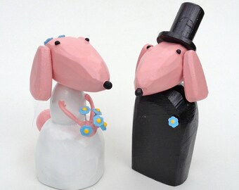 Poodle Wedding Cake Toppers