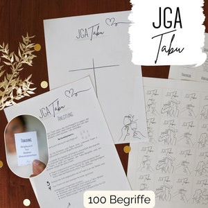 JGA Taboo 100 termen rondom bruiloft en vrijgezellenfeest spel GRATIS naamlabels downloaden om aquarel zwart-wit af te drukken
