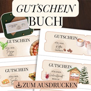 Libro dei buoni per il tempo condiviso - Scarica 15 buoni per adulti - Libro dei buoni regalo spontanei in formato PDF da stampare