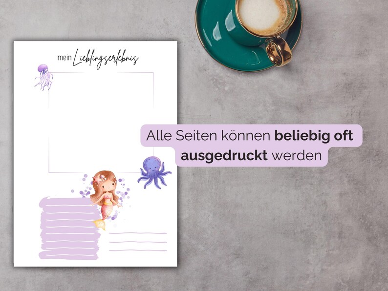 Die Seiten können beliebig oft ausgedruckt werden