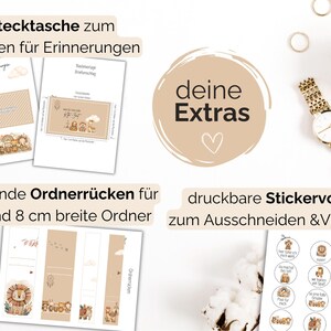 deine 3 Extras zum Ausschneiden und Aufkleben