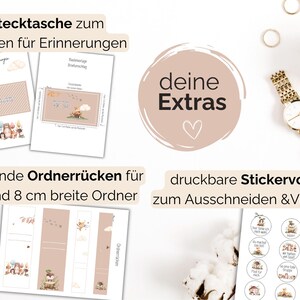 deine 3 Extras zum Ausschneiden und Aufkleben